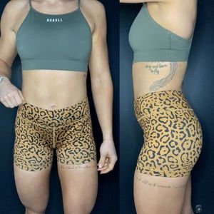 IAB No Ride 3” Cheetah Workout Shorts